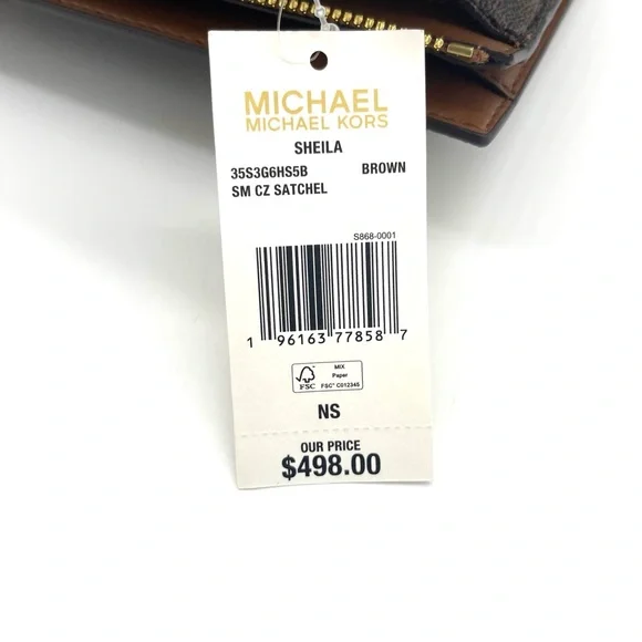 Michael Kors Sheila Small Satchel Crossbody Bag - Picture 10 of 10